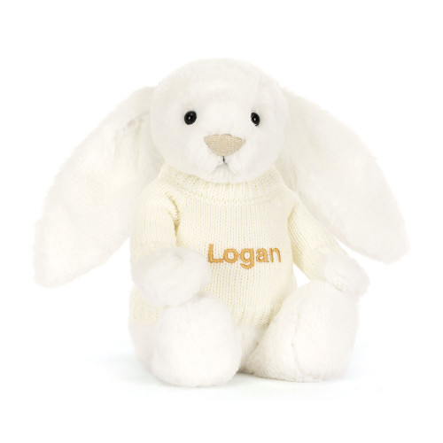 Bashful Luxe Bunny Luna with Personalized Cream Jumper — image 6