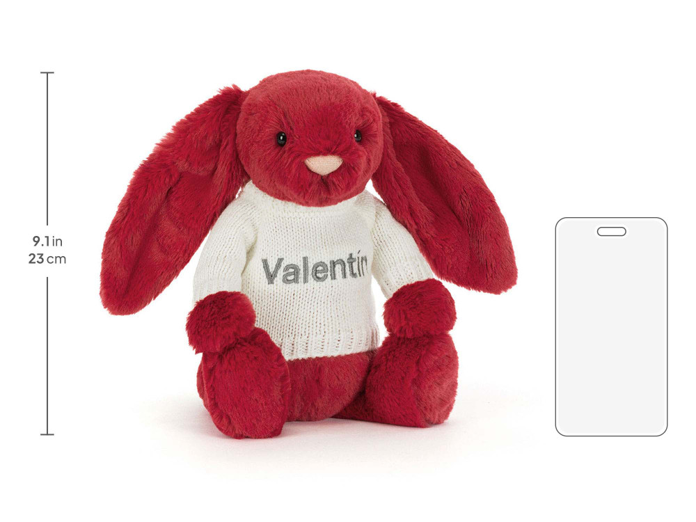 Bashful Luxe Bunny Scarlett with Personalized Cream Jumper — image 5