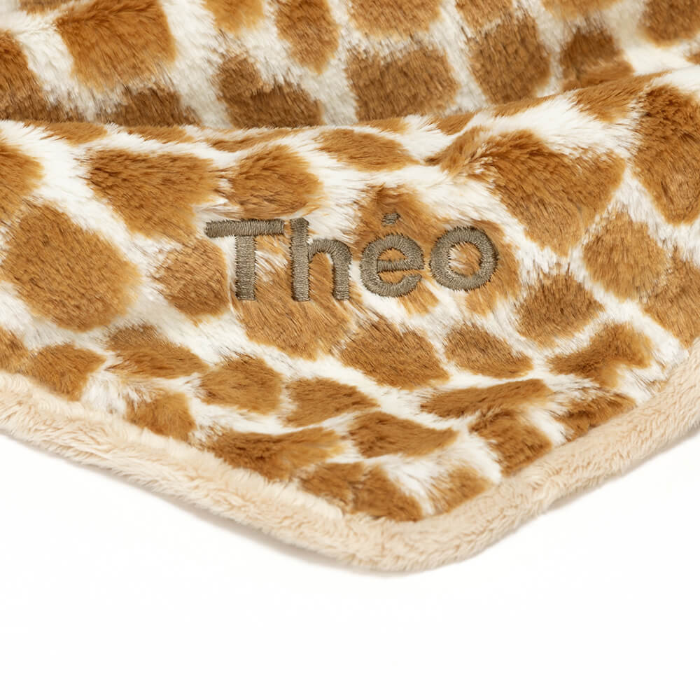 Personalized Bashful Giraffe Blankie — image 2