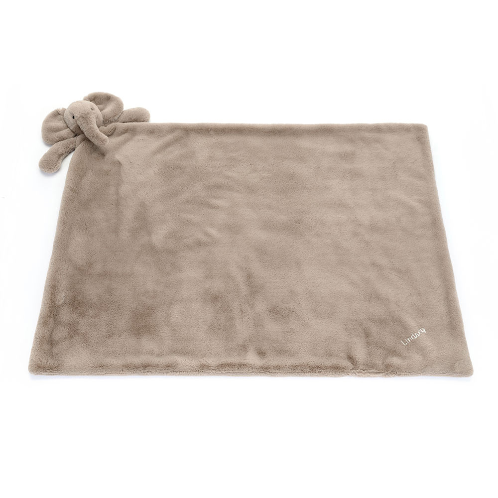 Personalized Smudge Elephant Blankie — image 3