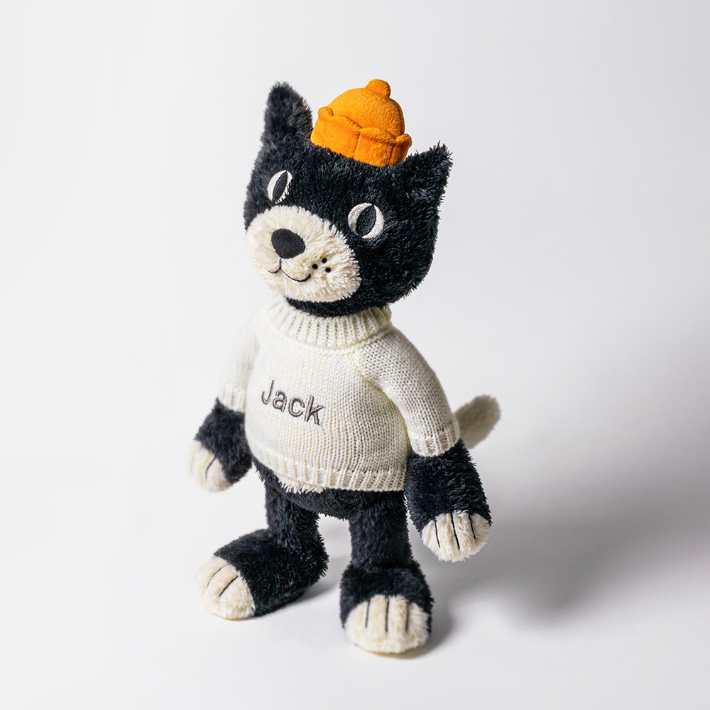 Jellycat Jack with Personalized Cream Jumper — image 2