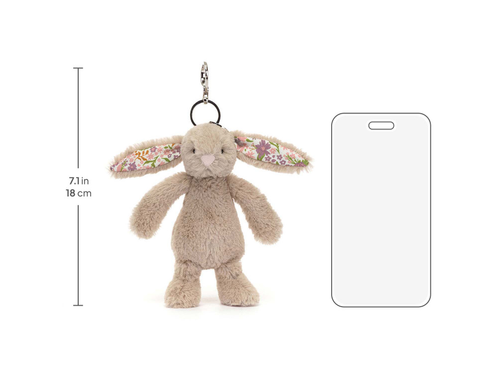 Blossom Beige Bunny 'Petal' Bag Charm — image 5