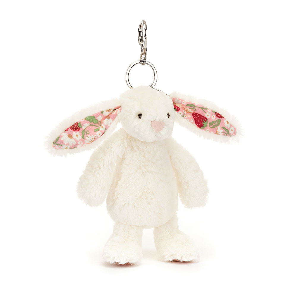 Blossom Cream Bunny 'Berry' Bag Charm — image 4