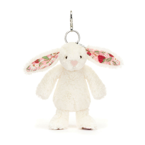 Blossom Cream Bunny 'Berry' Bag Charm — image 6