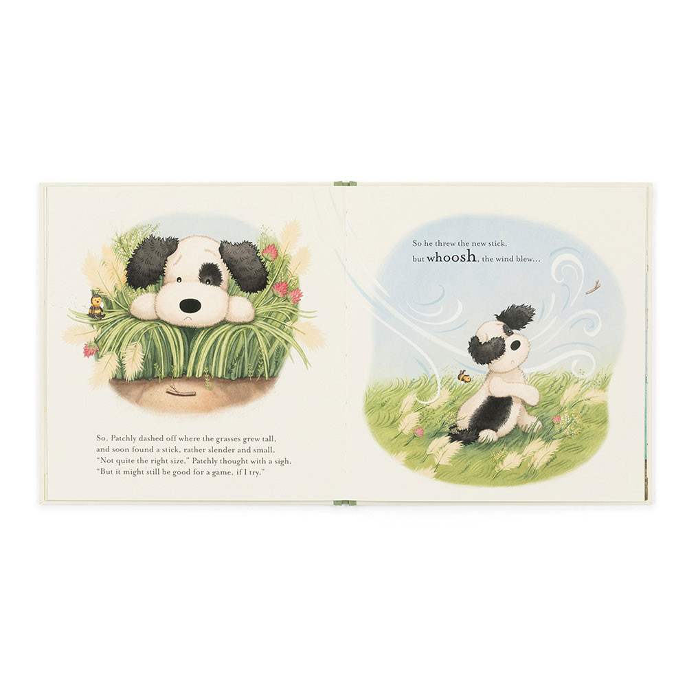 The Pick of the Sticks Book and Bashful Black & Cream Puppy Medium — image 4