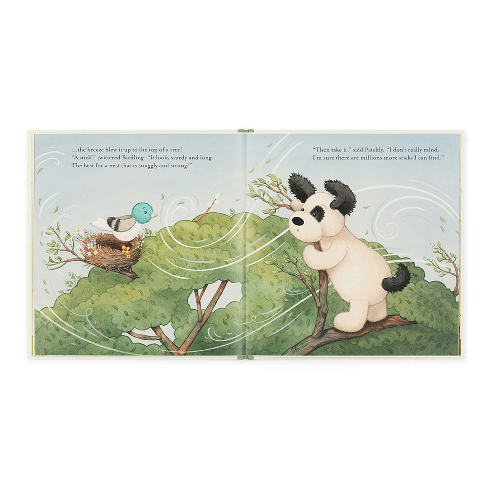 The Pick of the Sticks Book and Bashful Black & Cream Puppy Medium — image 5