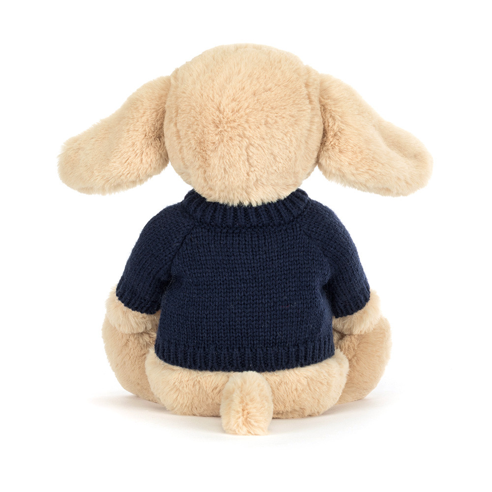 Bashful Luxe Puppy Orlando with Personalized Navy Jumper — image 3