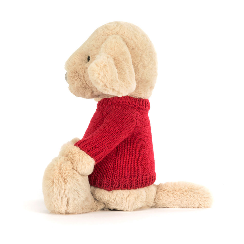 Bashful Luxe Puppy Orlando with Personalized Red Jumper — image 2