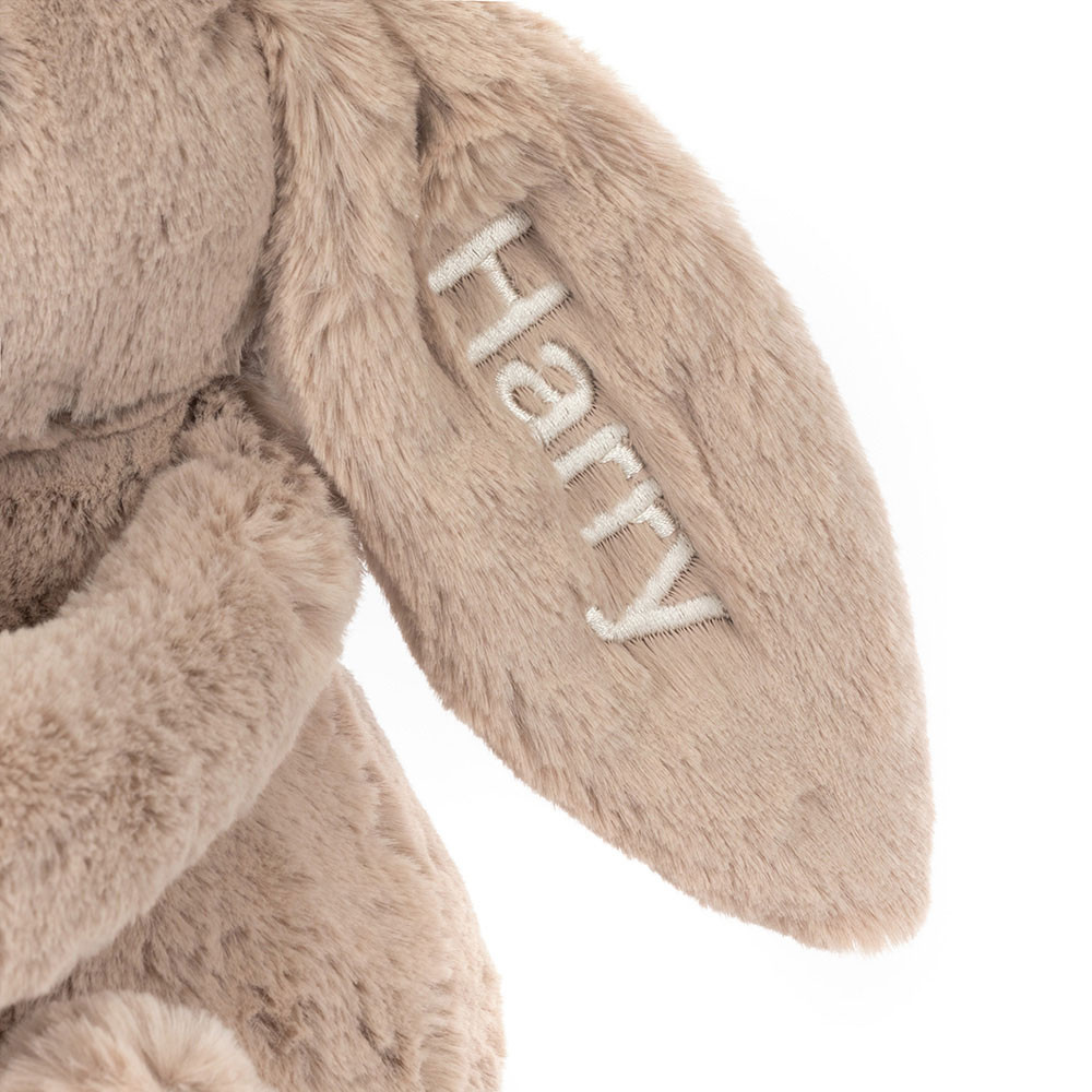 Personalized Bashful Beige Bunny 'Birthday' — image 2