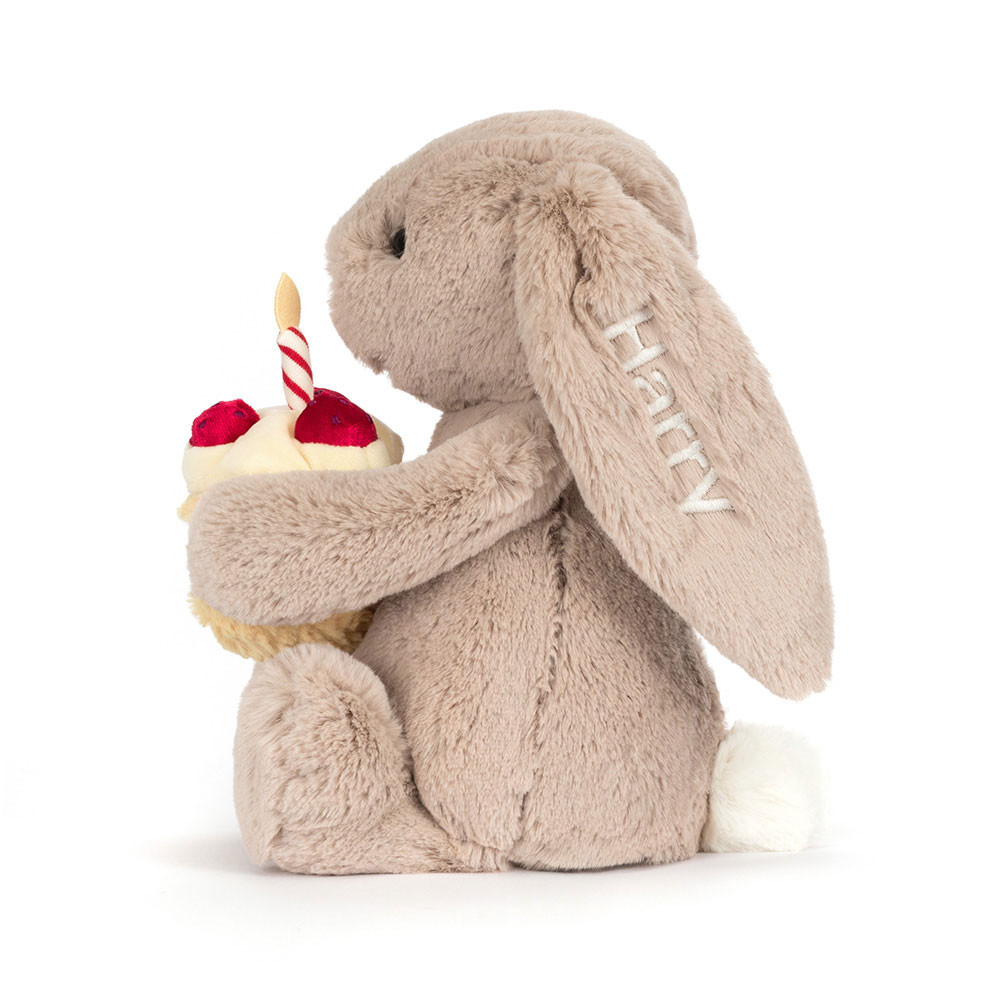 Personalized Bashful Beige Bunny 'Birthday' — image 3
