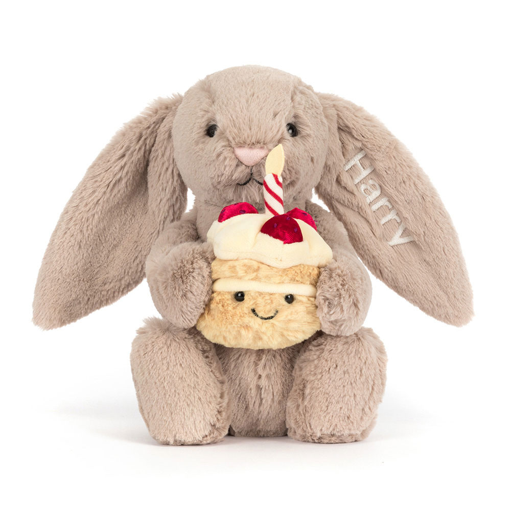Personalized Bashful Beige Bunny 'Birthday' — image 5