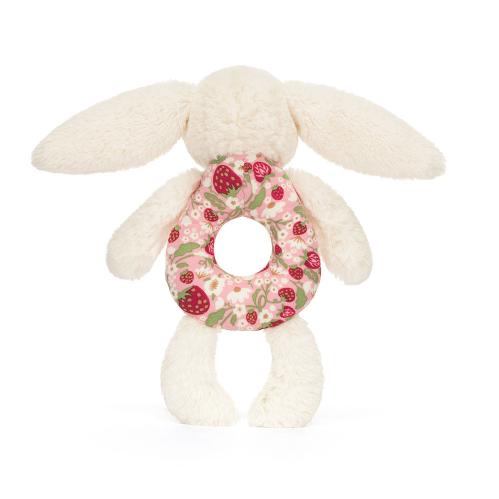 Blossom Cream Bunny 'Berry' Ring Rattle — image 3