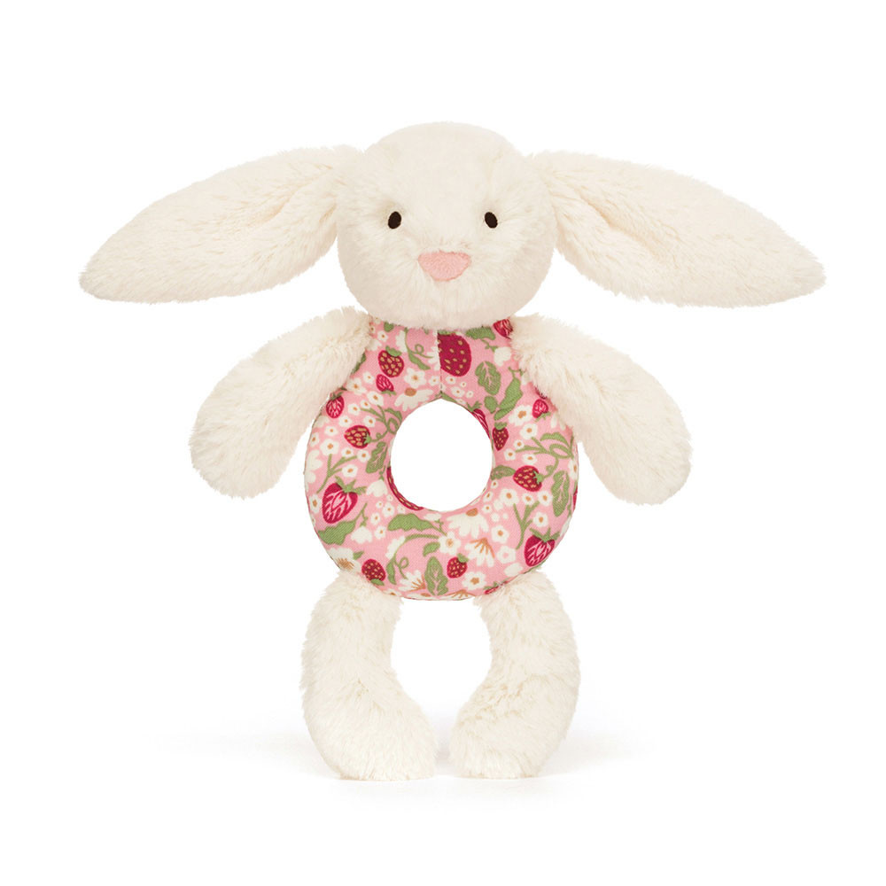 Blossom Cream Bunny 'Berry' Ring Rattle — image 4