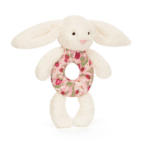 Blossom Cream Bunny 'Berry' Ring Rattle — image 5