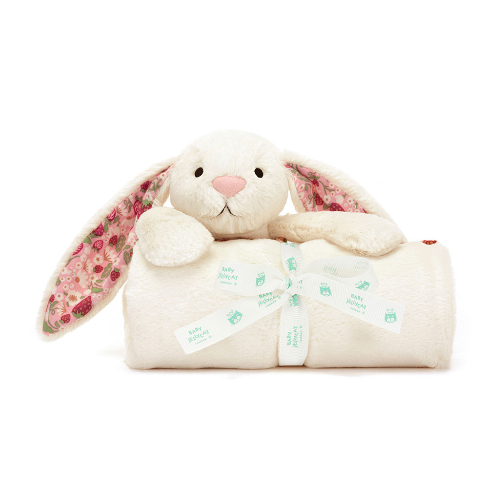 Blossom Cream Bunny 'Berry' Blankie — image 4