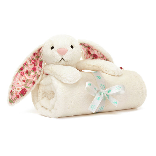 Blossom Cream Bunny 'Berry' Blankie — image 6