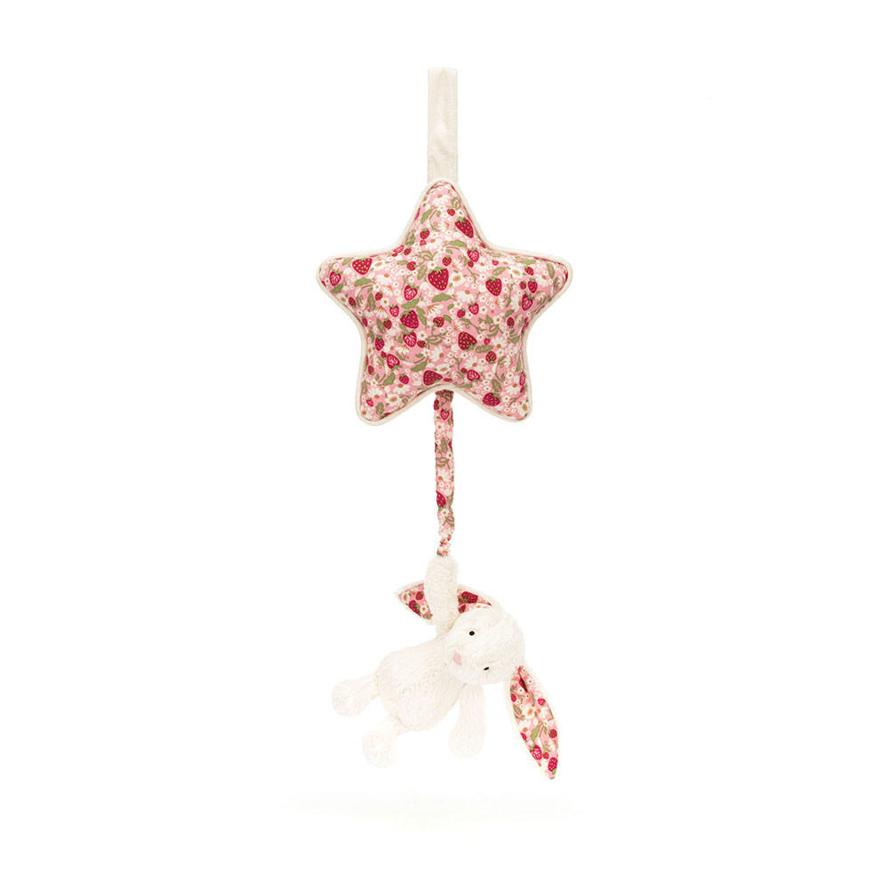 Blossom Cream Bunny 'Berry' Musical Pull — image 3