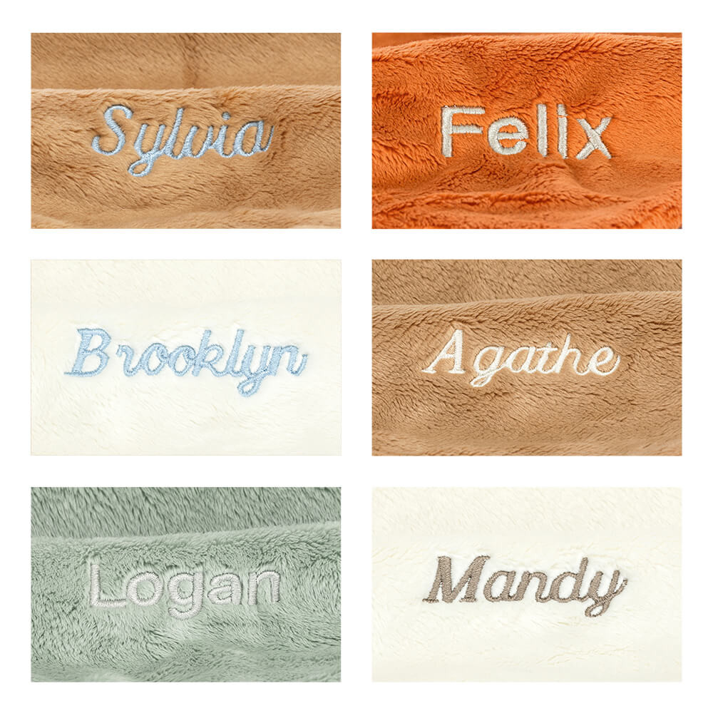 Personalized Blossom Cream Bunny 'Berry' Blankie — image 4