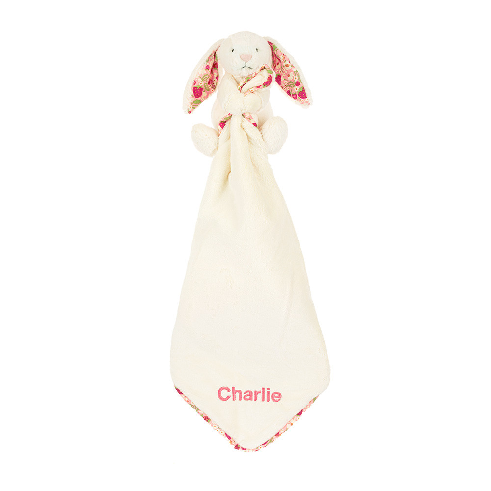 Personalized Blossom Cream Bunny 'Berry' Soother — image 3