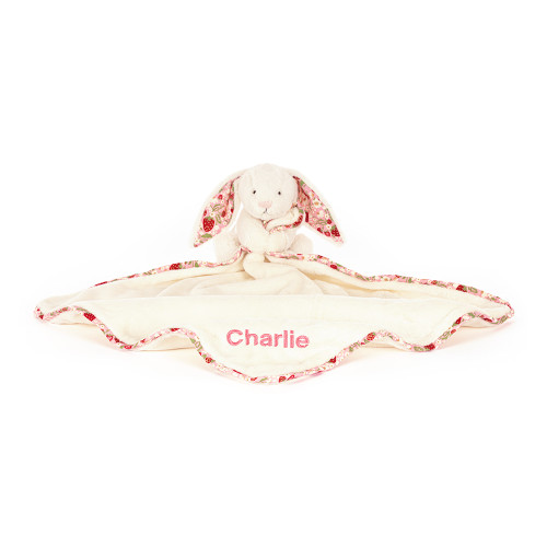 Personalized Blossom Cream Bunny 'Berry' Soother — image 5