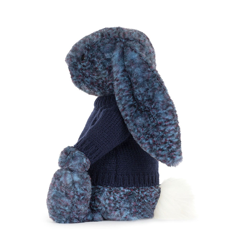Hopscone Luxe Bunny with Personalized Navy Jumper — image 3