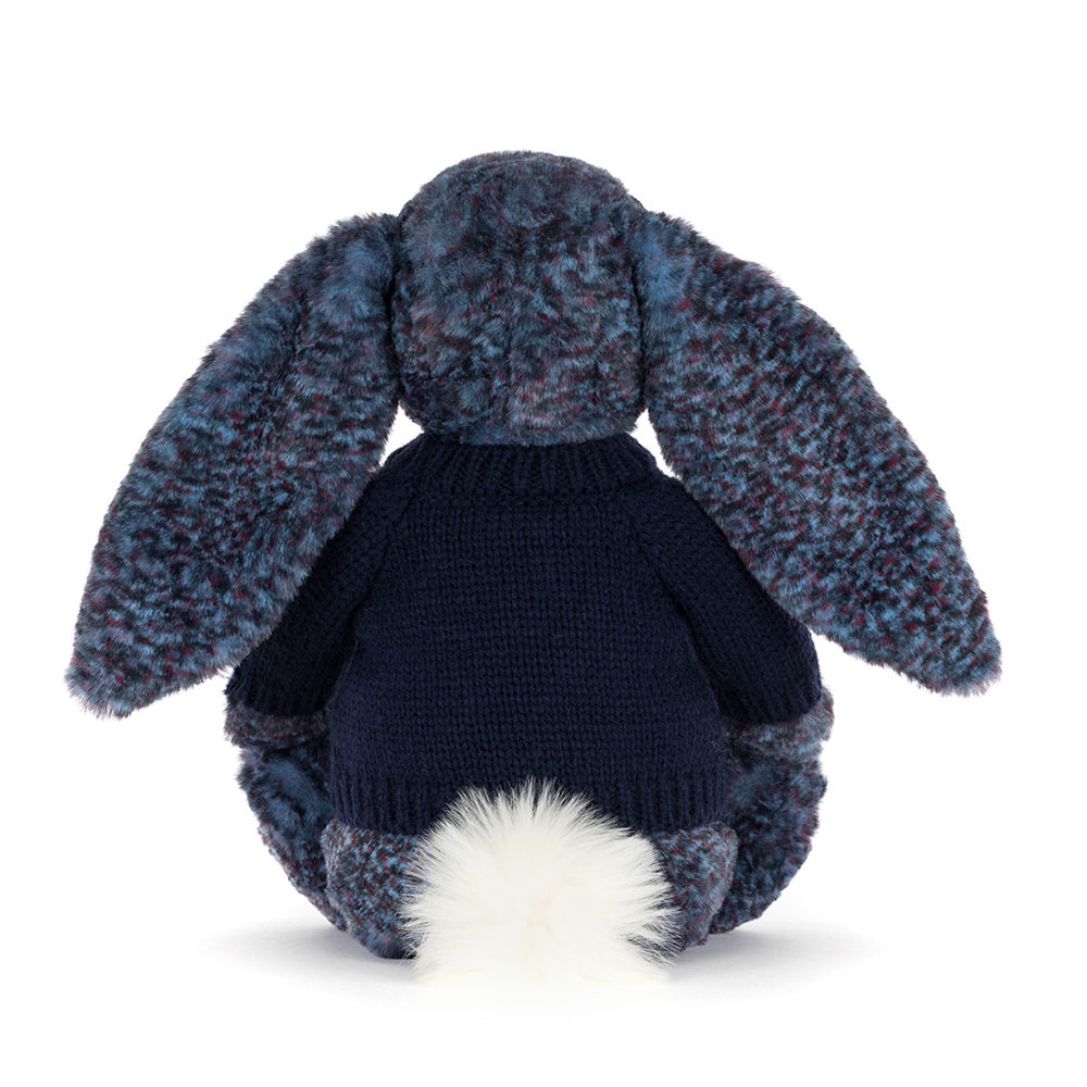 Hopscone Luxe Bunny with Personalized Navy Jumper — image 4