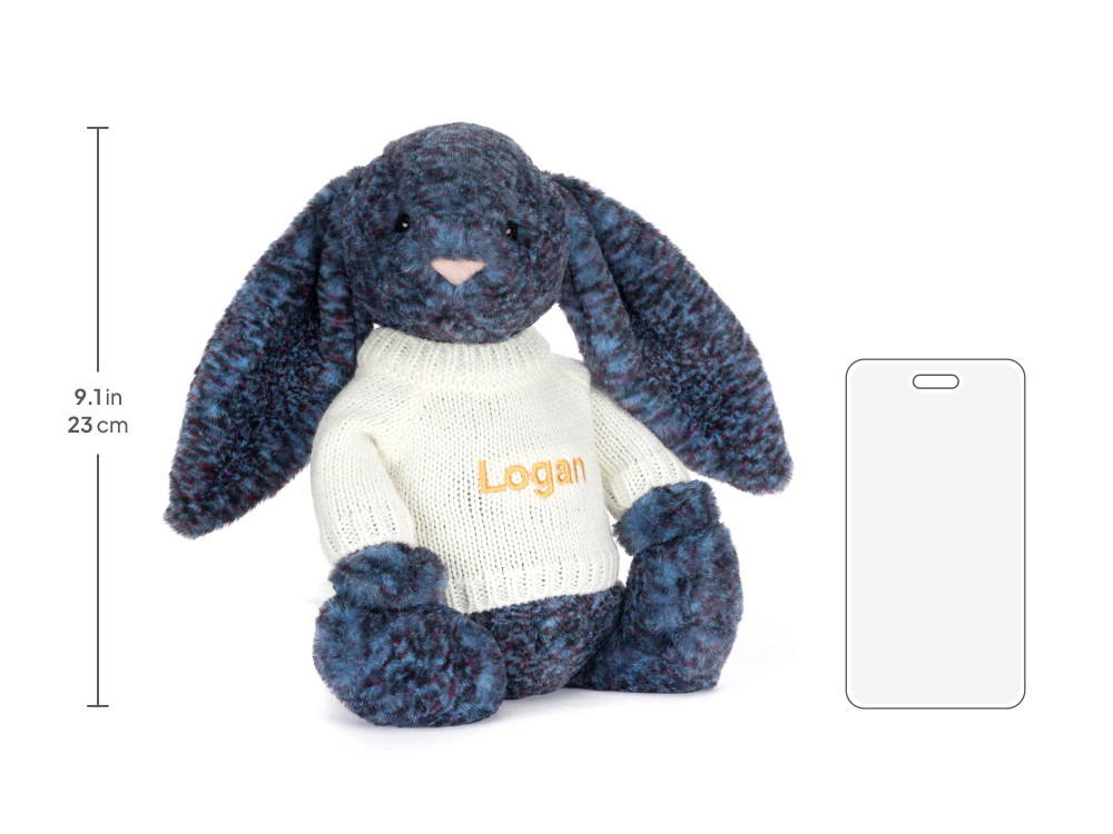 Hopscone Luxe Bunny with Personalized Cream Jumper — image 6