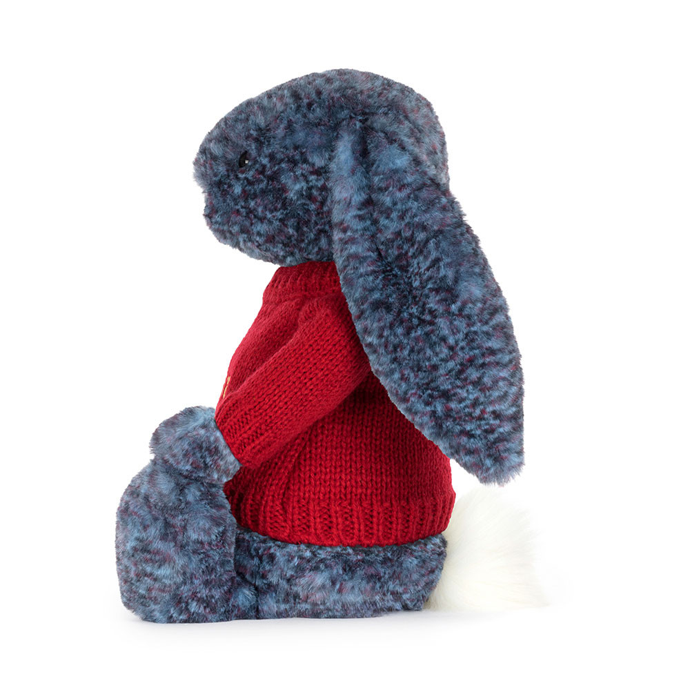 Hopscone Luxe Bunny with Personalized Red Jumper — image 3