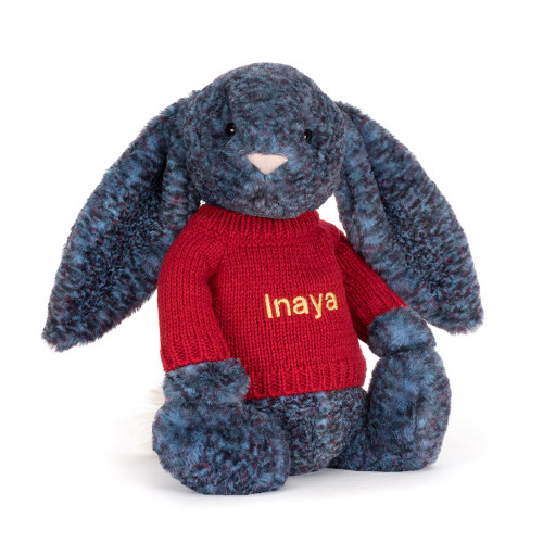 Hopscone Luxe Bunny with Personalized Red Jumper — image 6
