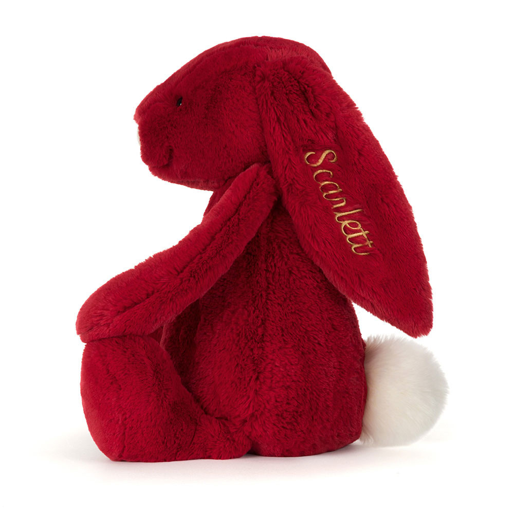 Personalized Bashful Luxe Bunny Scarlett Huge — image 3