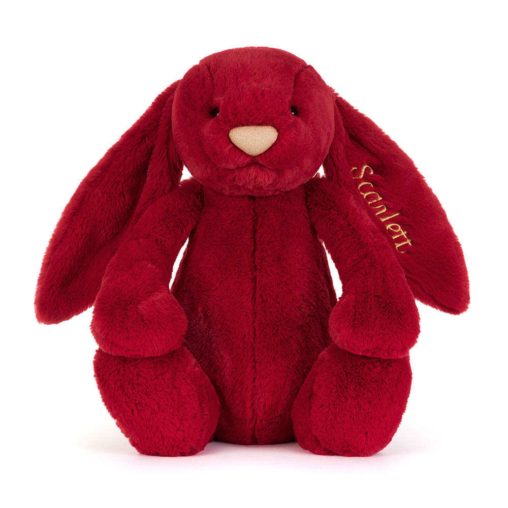 Personalized Bashful Luxe Bunny Scarlett Huge — image 5