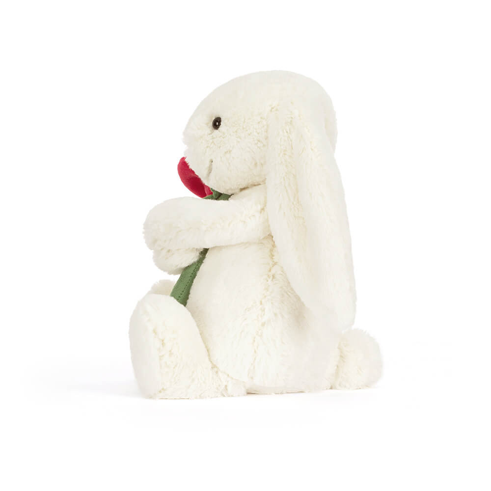 Cream Bunny with Rose — image 3