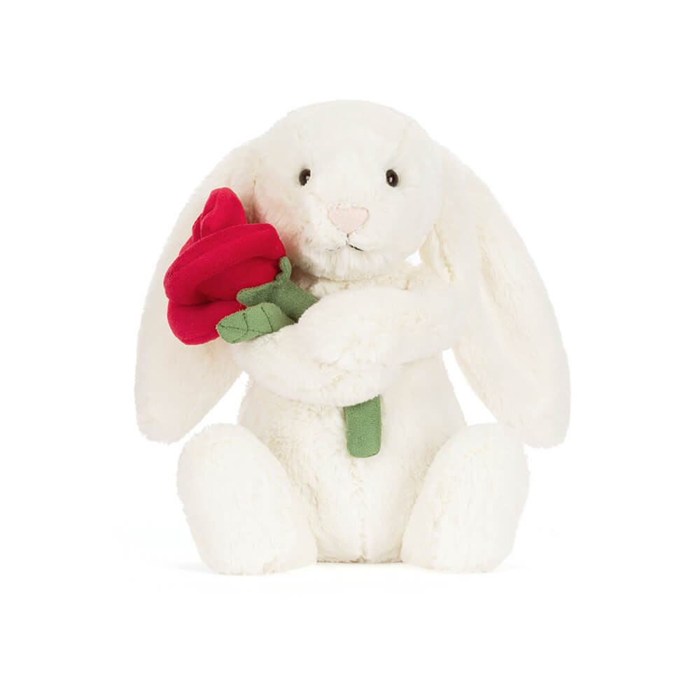 Cream Bunny with Rose — image 6