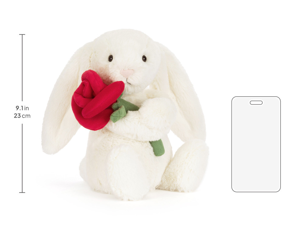Cream Bunny with Rose — image 7