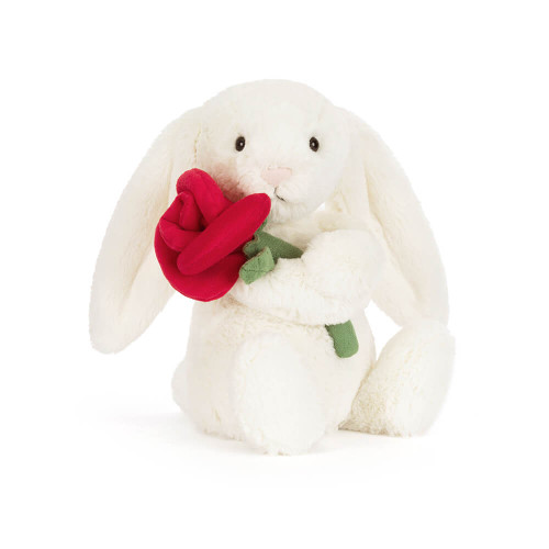 Cream Bunny with Rose — image 8