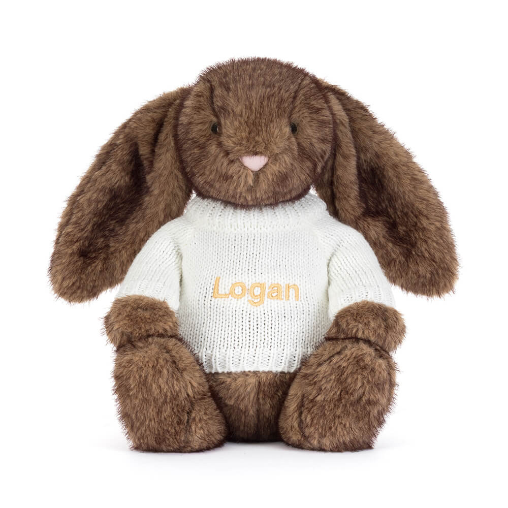 Hoppleston Luxe Bunny with Personalized Cream Jumper — image 5