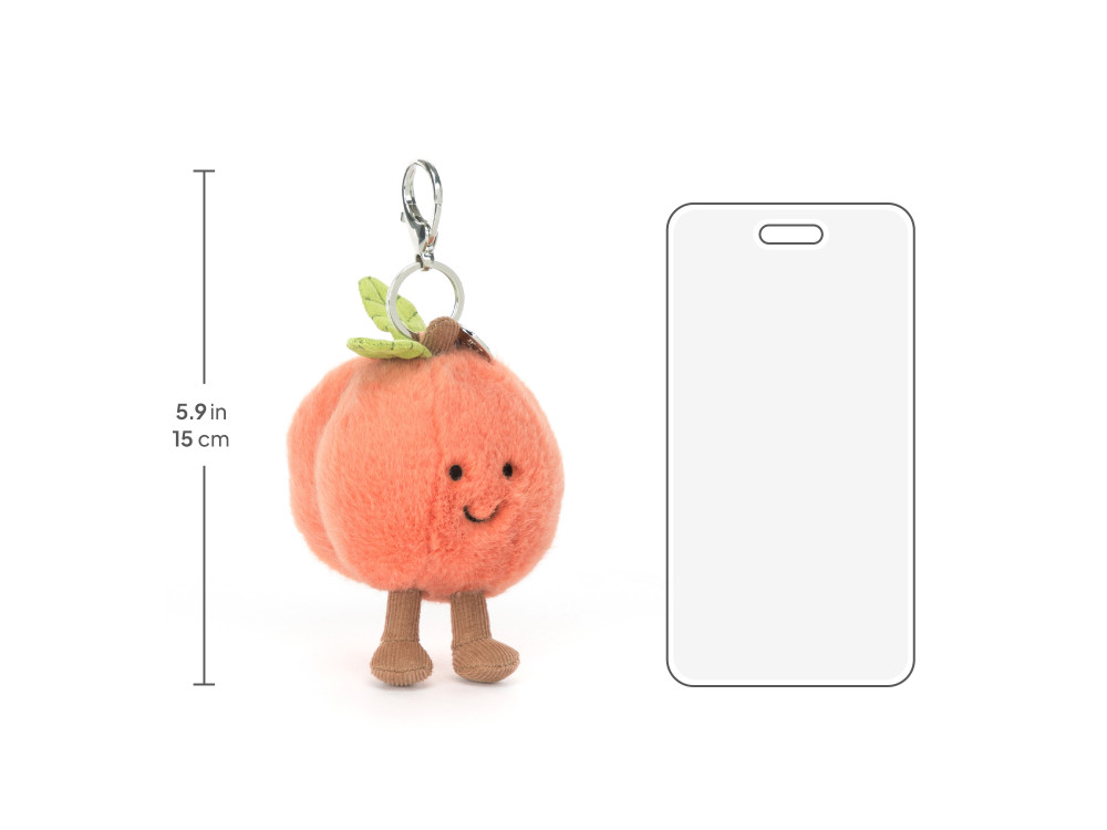 Amuseables Peach Bag Charm — image 6
