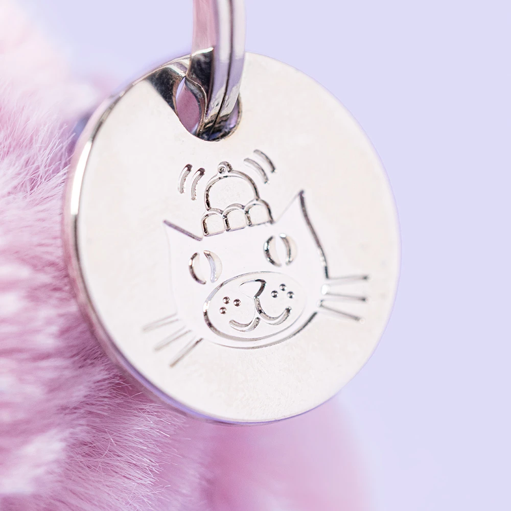 Thistlepop Blossom Bunny Bag Charm — image 2
