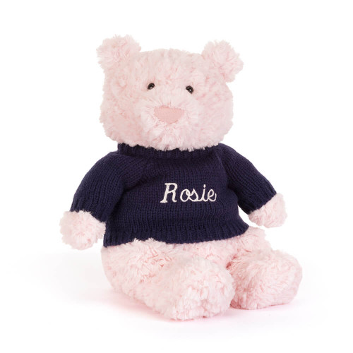 Leola Bear with Personalized Navy Jumper — image 7