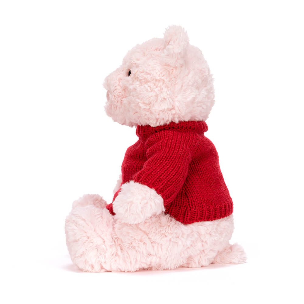 Leola Bear with Personalized Red Jumper — image 3