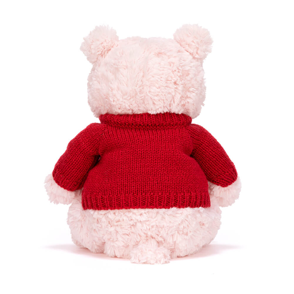 Leola Bear with Personalized Red Jumper — image 4