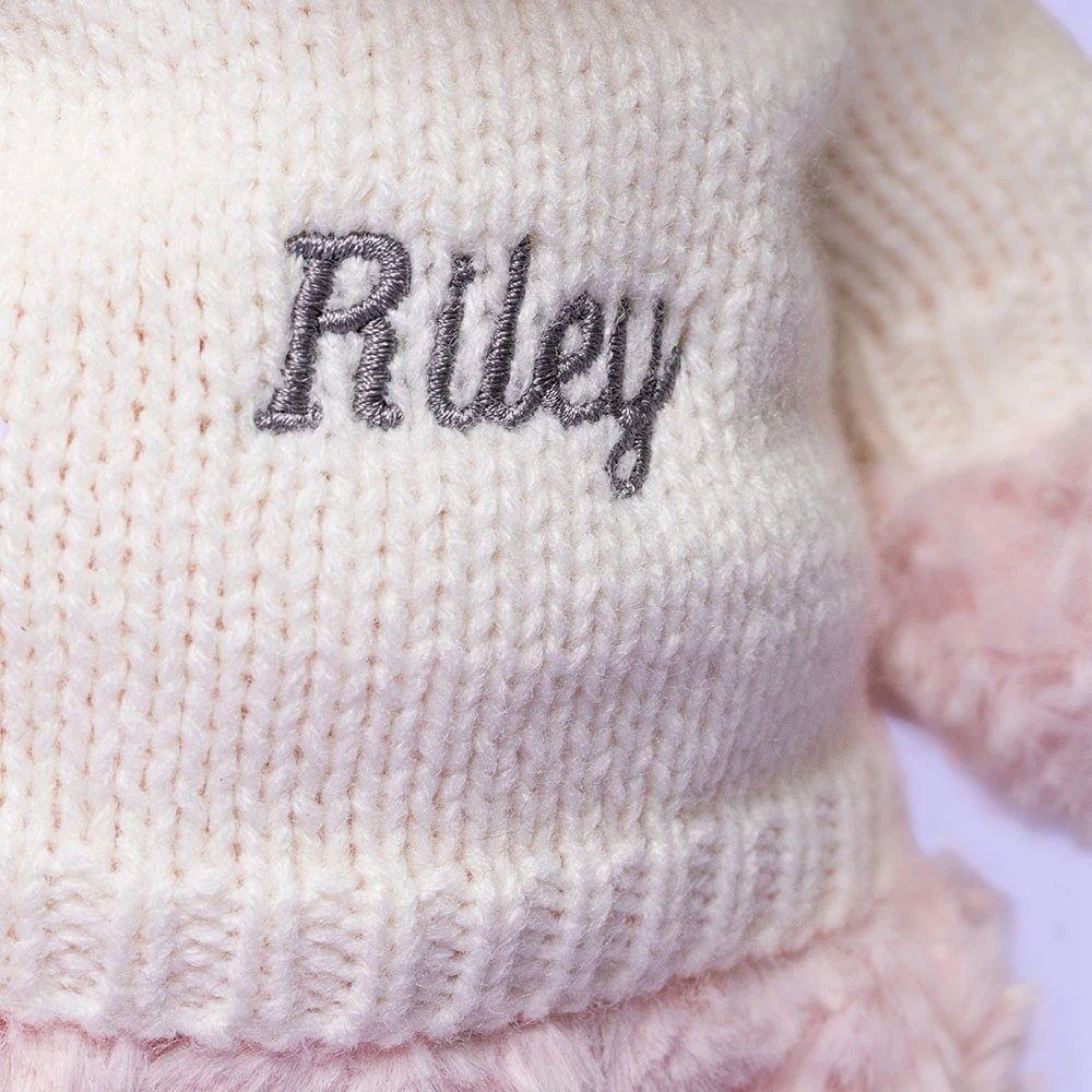 Leola Bear with Personalized Cream Jumper — image 2