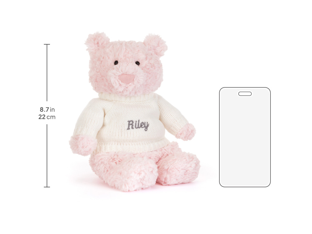 Leola Bear with Personalized Cream Jumper — image 6