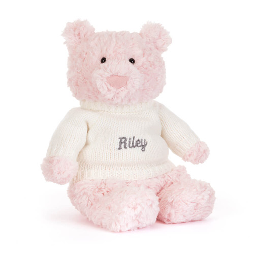 Leola Bear with Personalized Cream Jumper — image 7