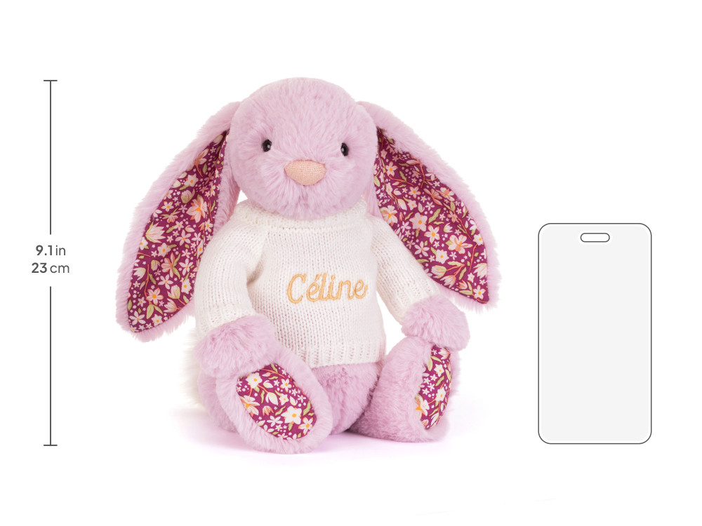 Thistlepop Blossom Luxe Bunny with Personalized Cream Jumper — image 6