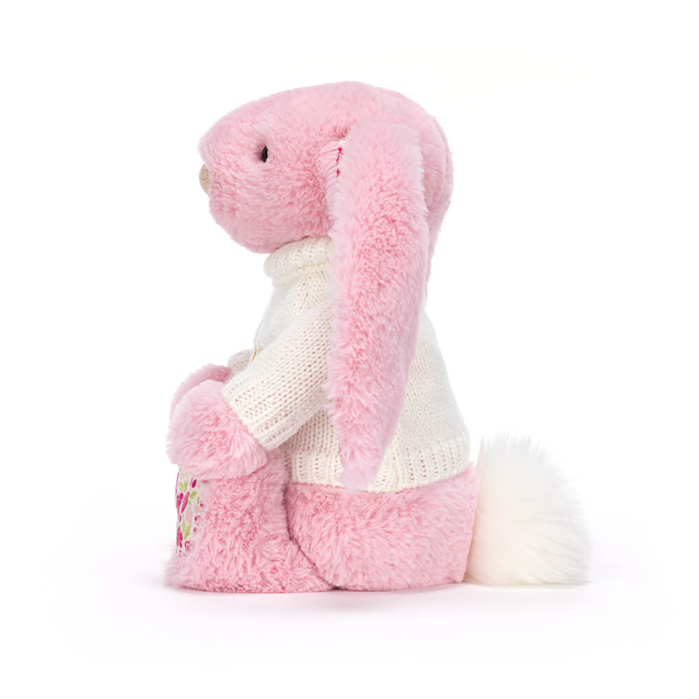Blushkin Blossom Luxe Bunny with Personalized Cream Jumper — image 3