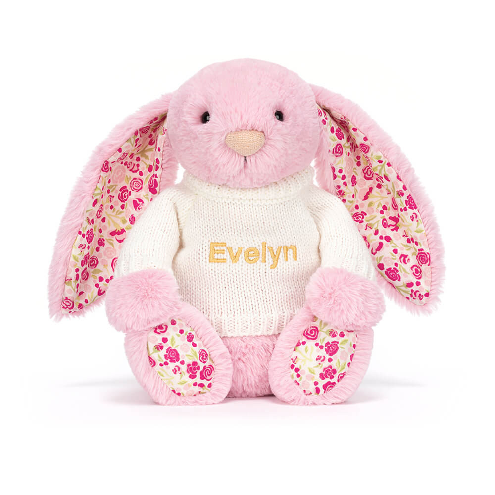 Blushkin Blossom Luxe Bunny with Personalized Cream Jumper — image 5