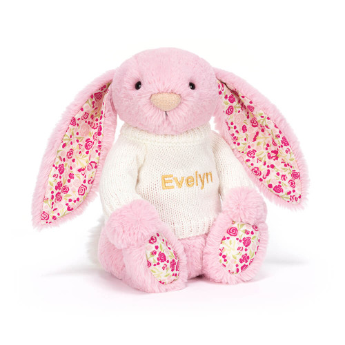 Blushkin Blossom Luxe Bunny with Personalized Cream Jumper — image 7