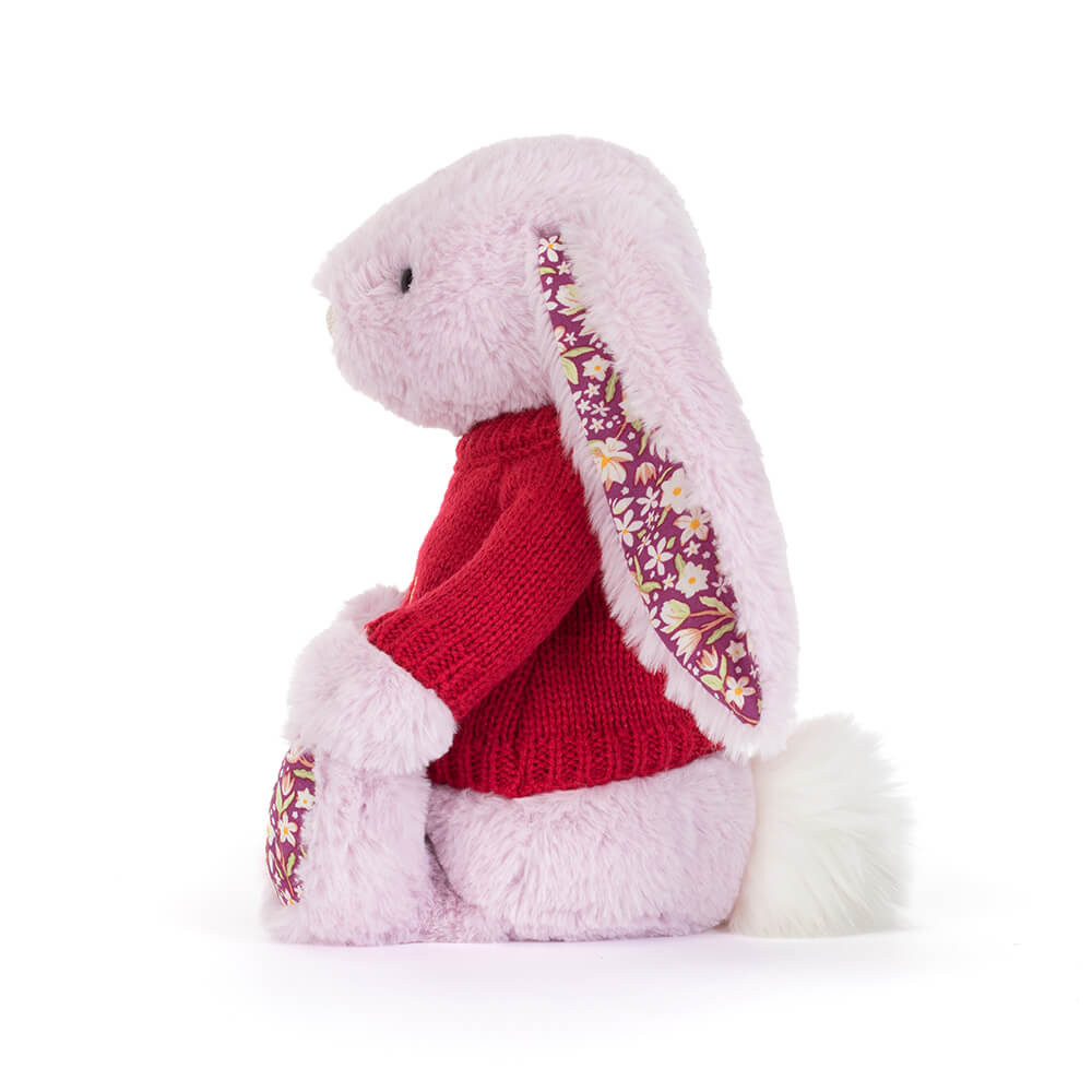 Thistlepop Blossom Luxe Bunny with Personalized Red Jumper — image 3