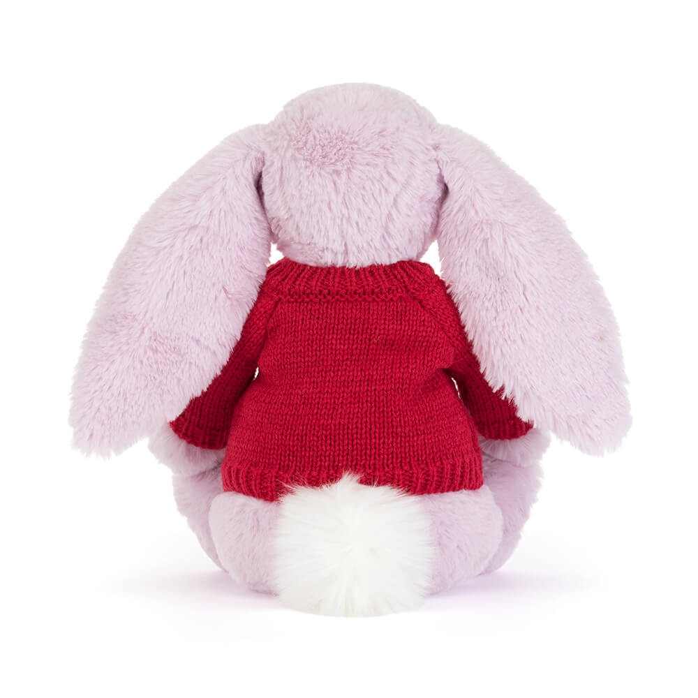 Thistlepop Blossom Luxe Bunny with Personalized Red Jumper — image 4